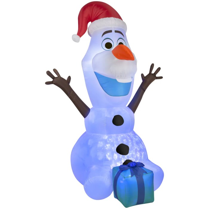 Olaf inflatable christmas decoration