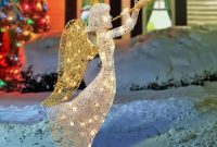 Christmas outdoor angel decoration