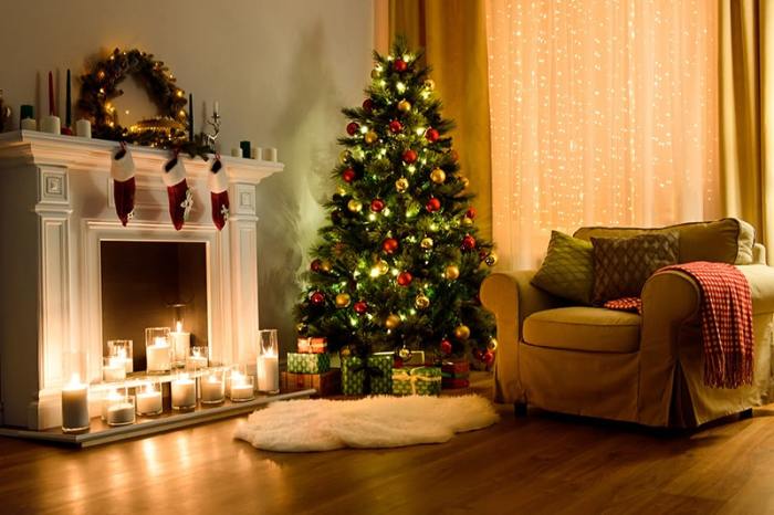 Christmas lights decoration ideas for room