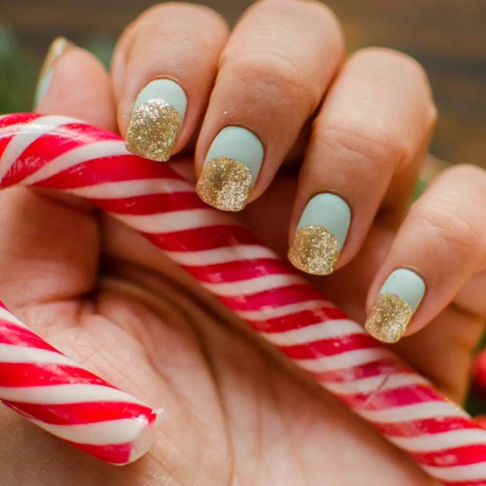 Nail decoration for christmas