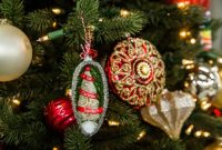 Multicolor christmas tree decoration